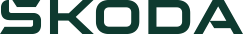 skoda auto logo emerald green